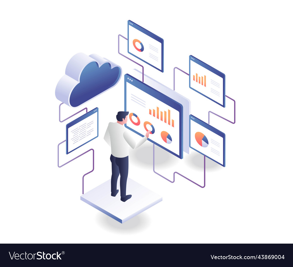 Server data analysis network system