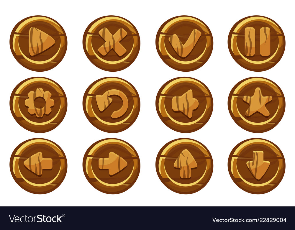 Wooden Button Collection Kit