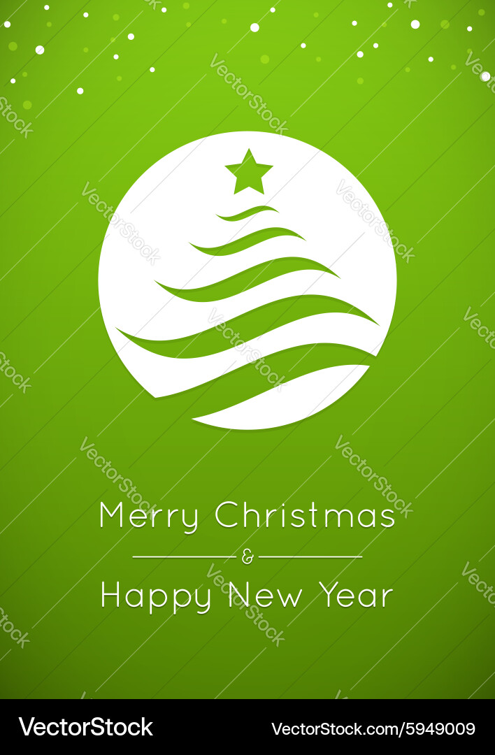 Abstract christmas tree Royalty Free Vector Image