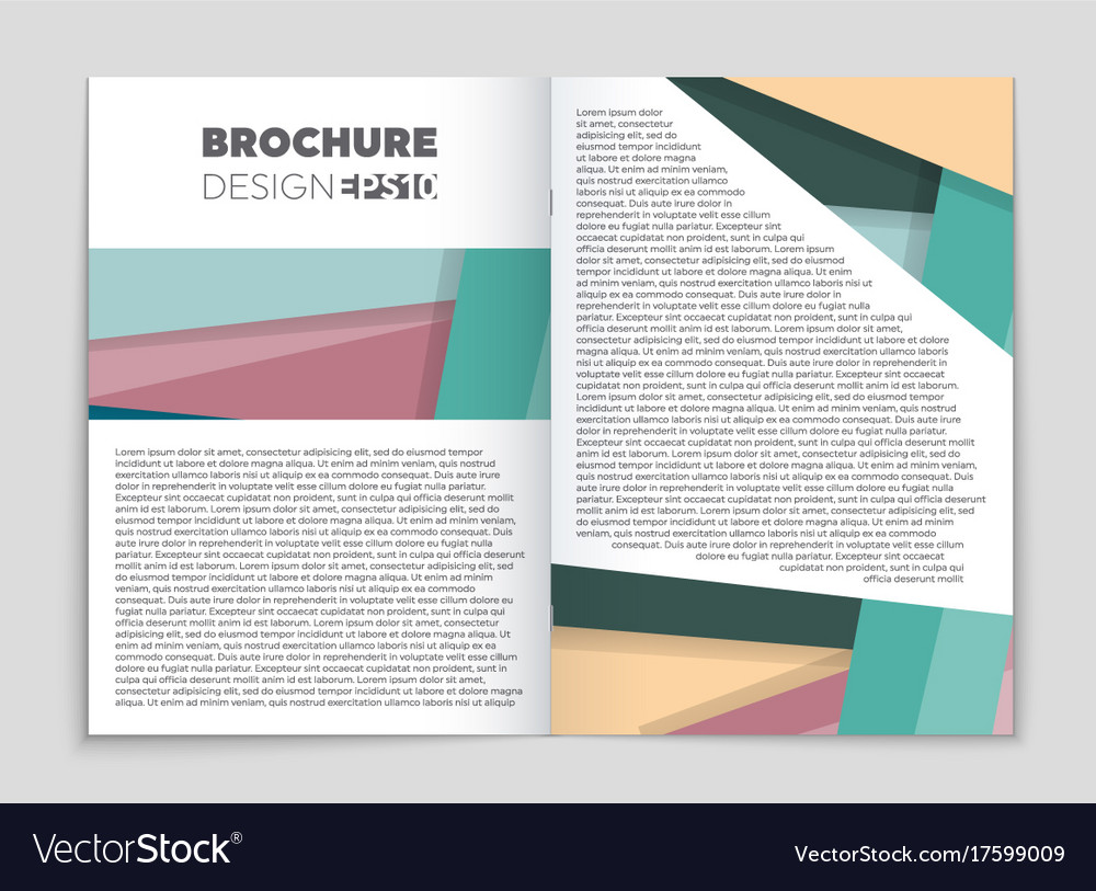 Abstract layout background set for art