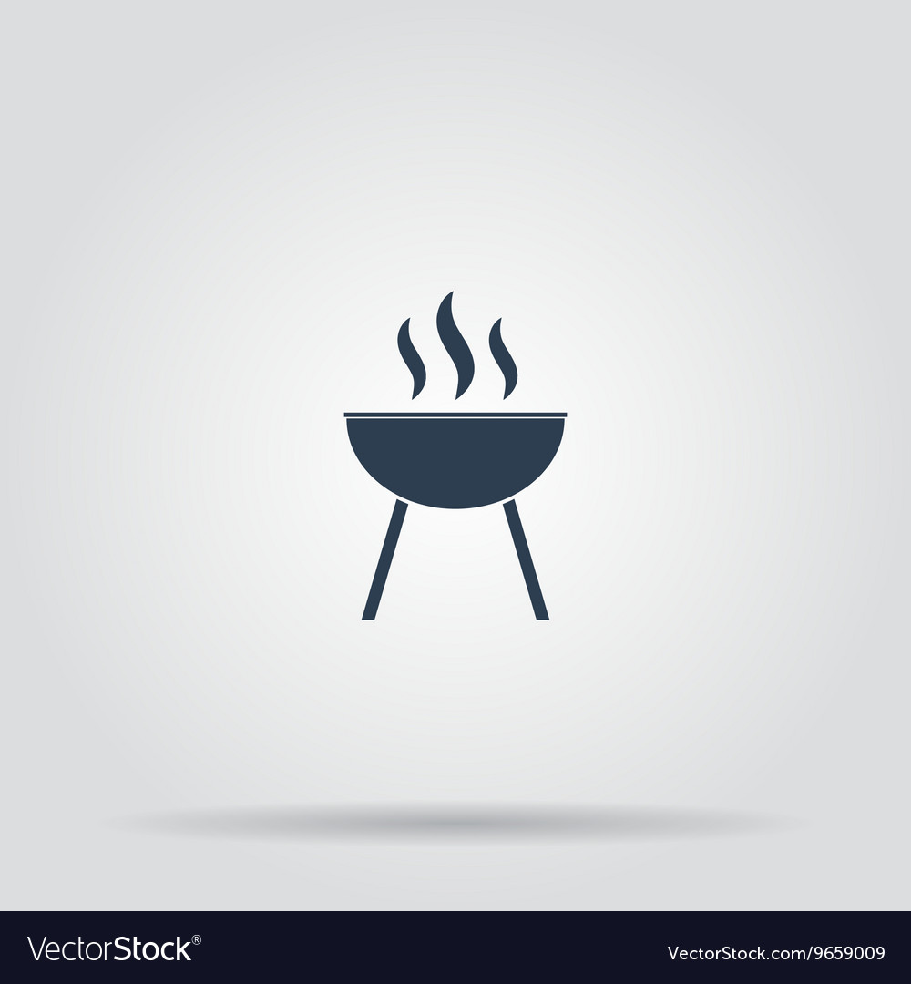 Barbecue icon concept