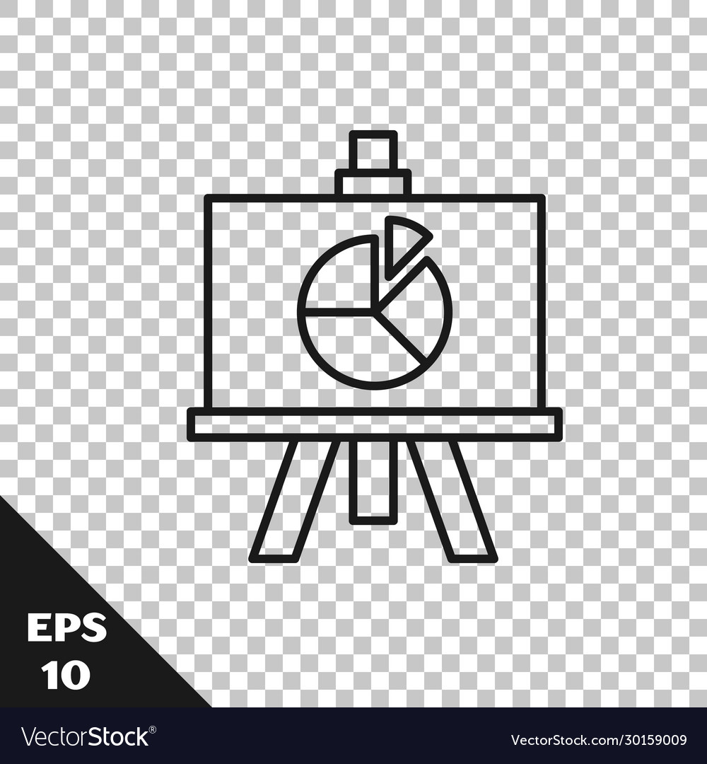 Black line xyz coordinate system icon isolated