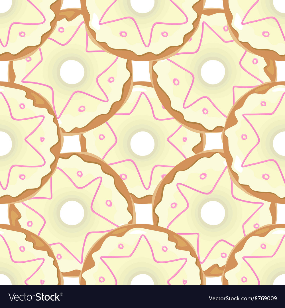 Donut seamless background texture pattern