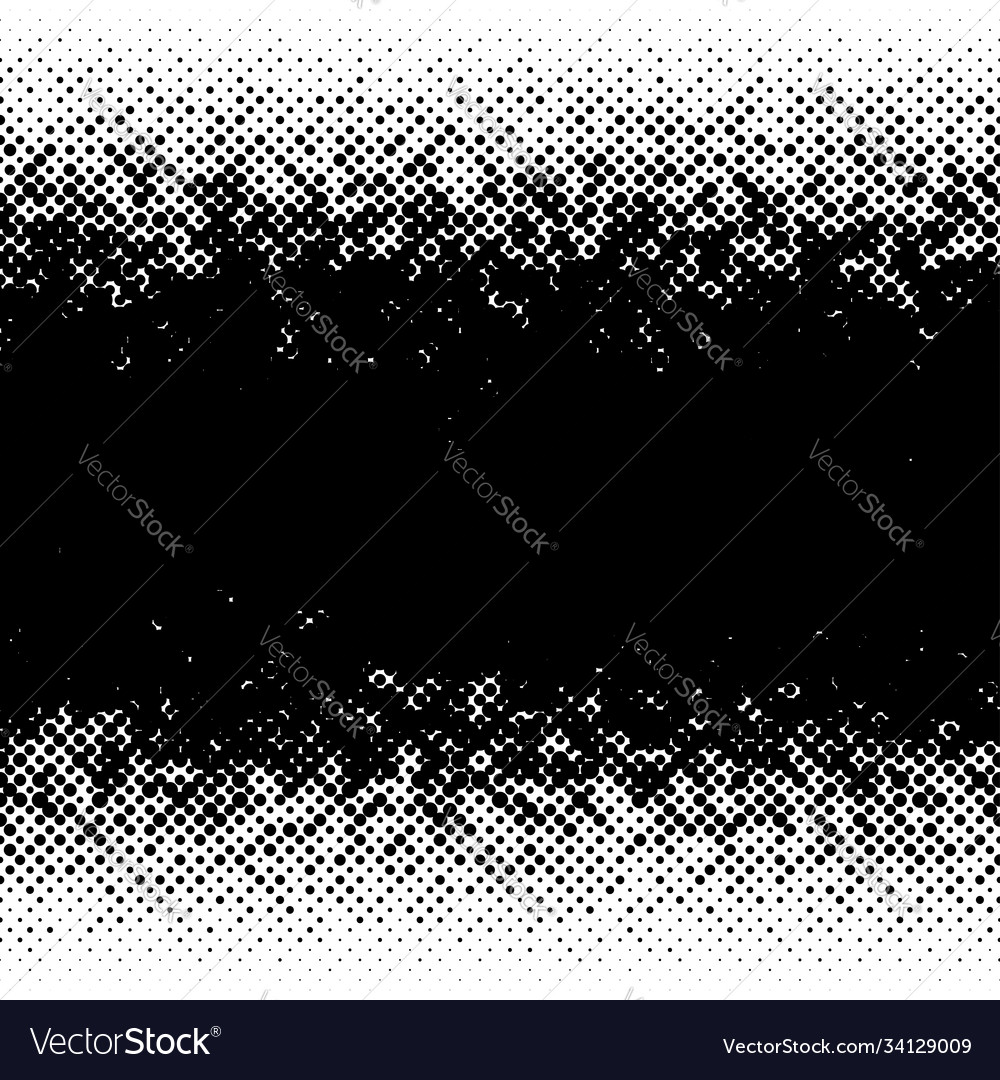 Halftone random circles dots specks vector image Halftone random circles dots specks