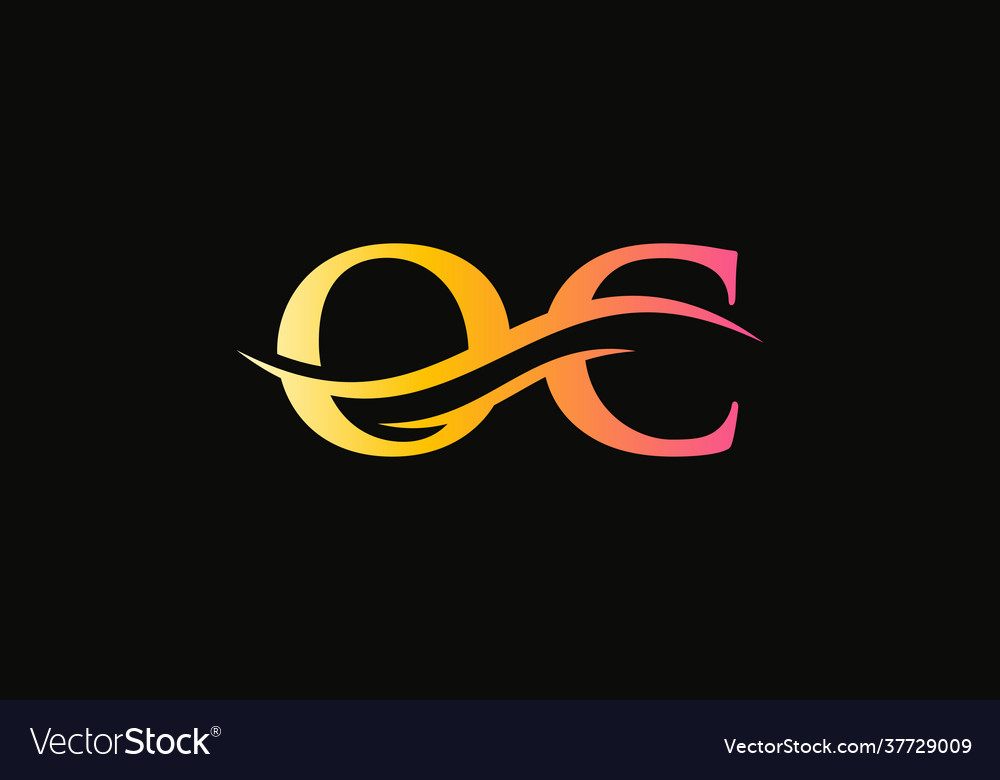 Oc linked logo for business and company identity