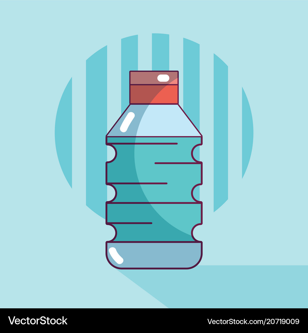 Water bottle product Royalty Free Vector Image