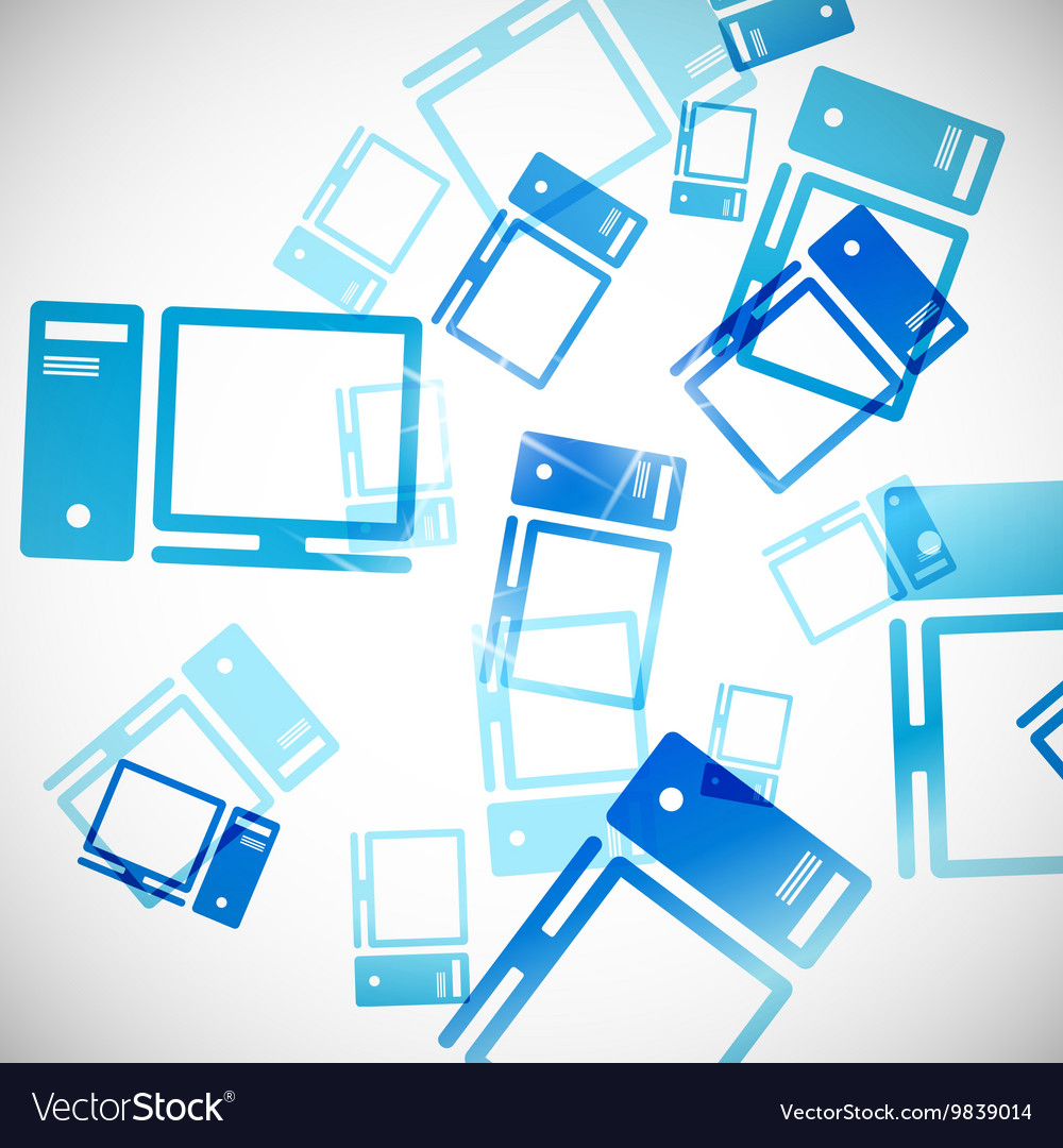 Abstract Computer Technology Background