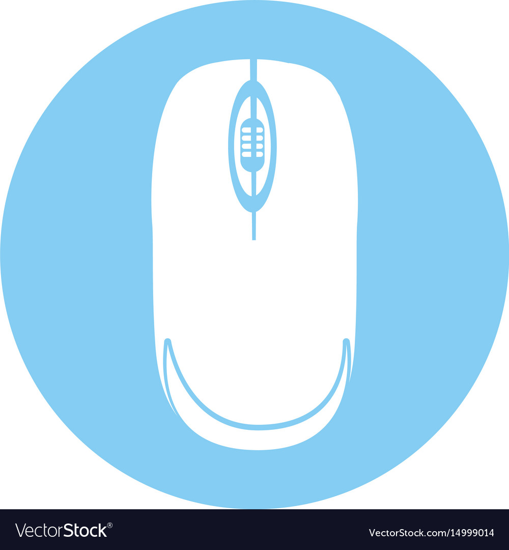 Mouse computer isolated icon