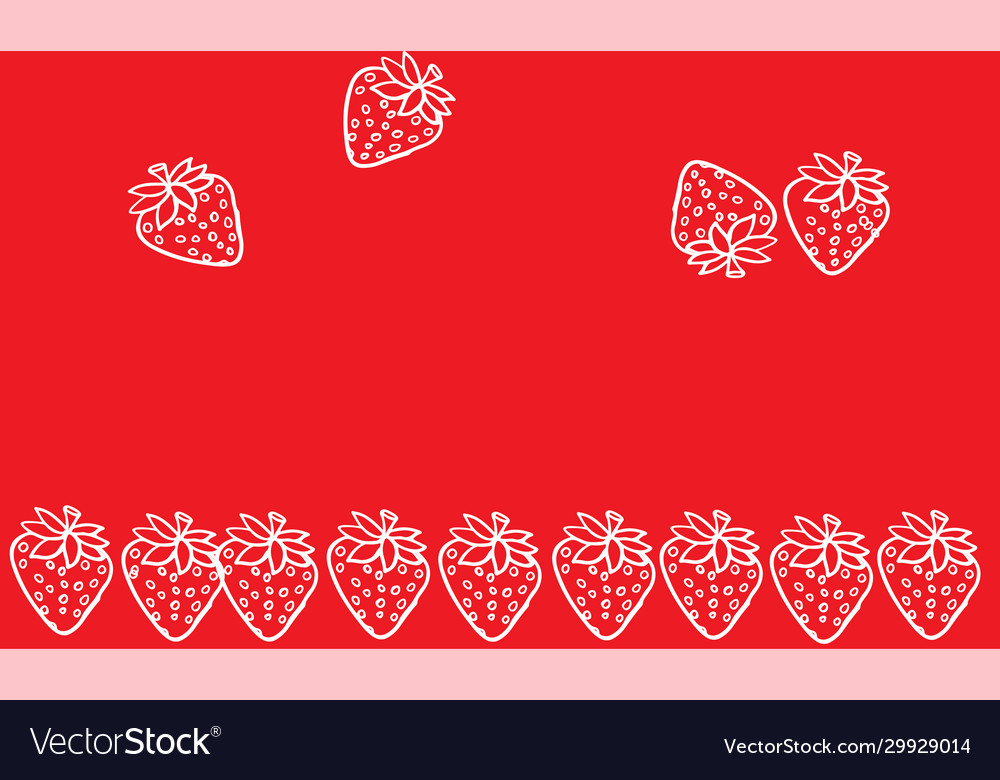 Strawberry icon isolated on background