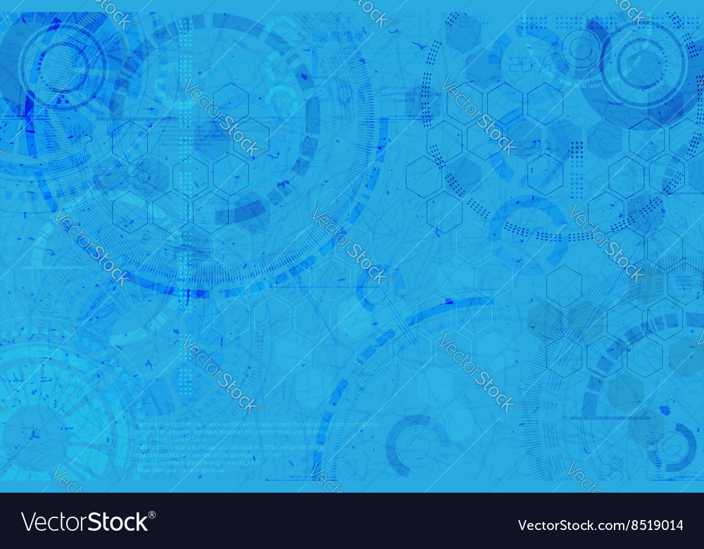 Techno Background - Digital Elements