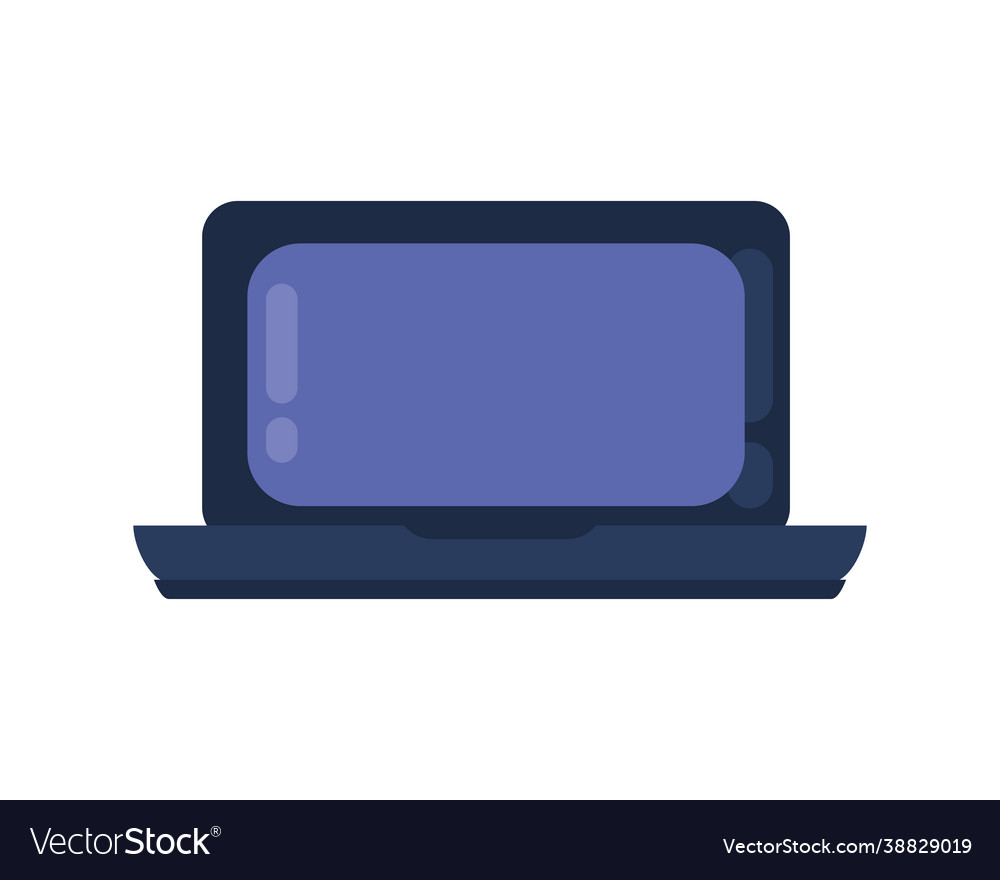 Laptop computer device Royalty Free Vector Image