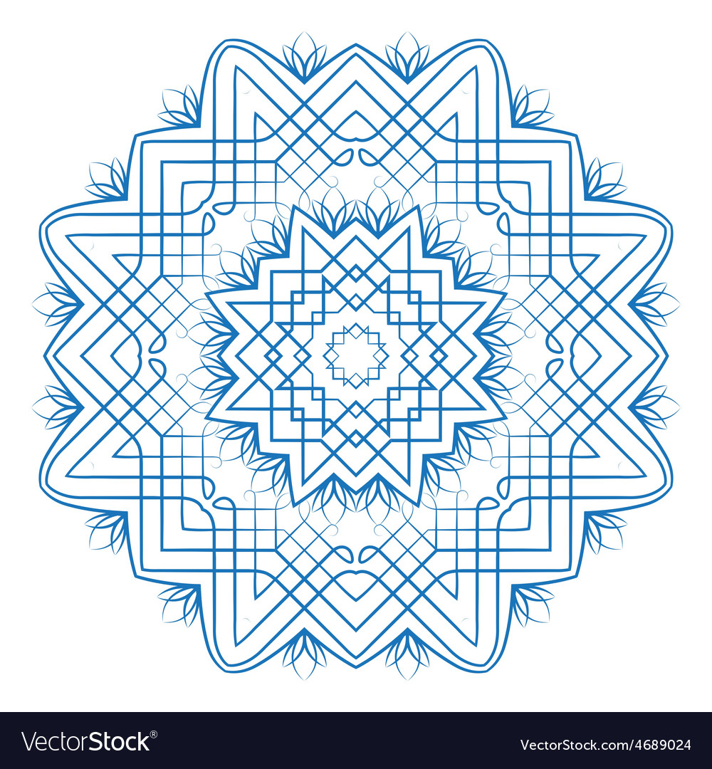 Abstract design of a circular pattern