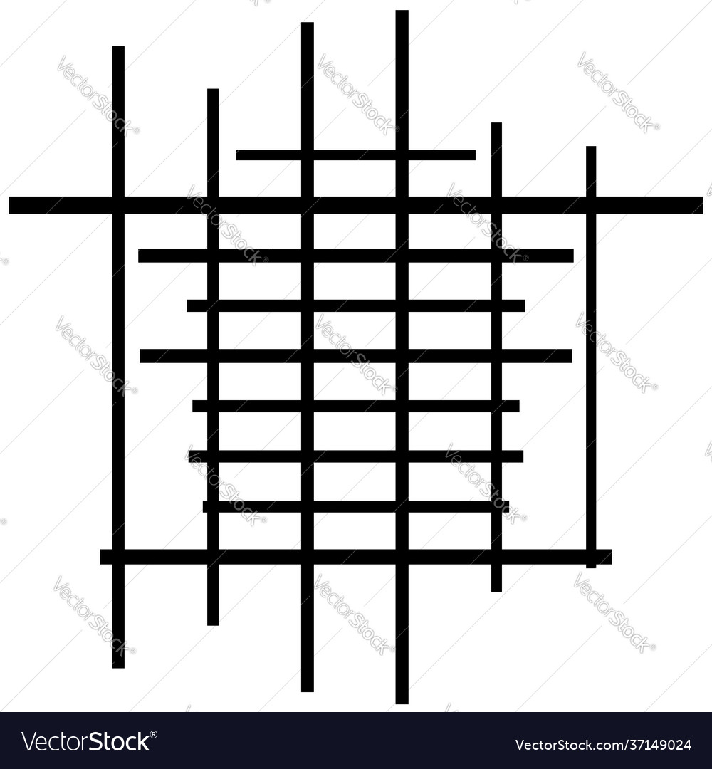 Abstract grid mesh lattice grating geometric vector image Abstract grid mesh lattice grating geometric