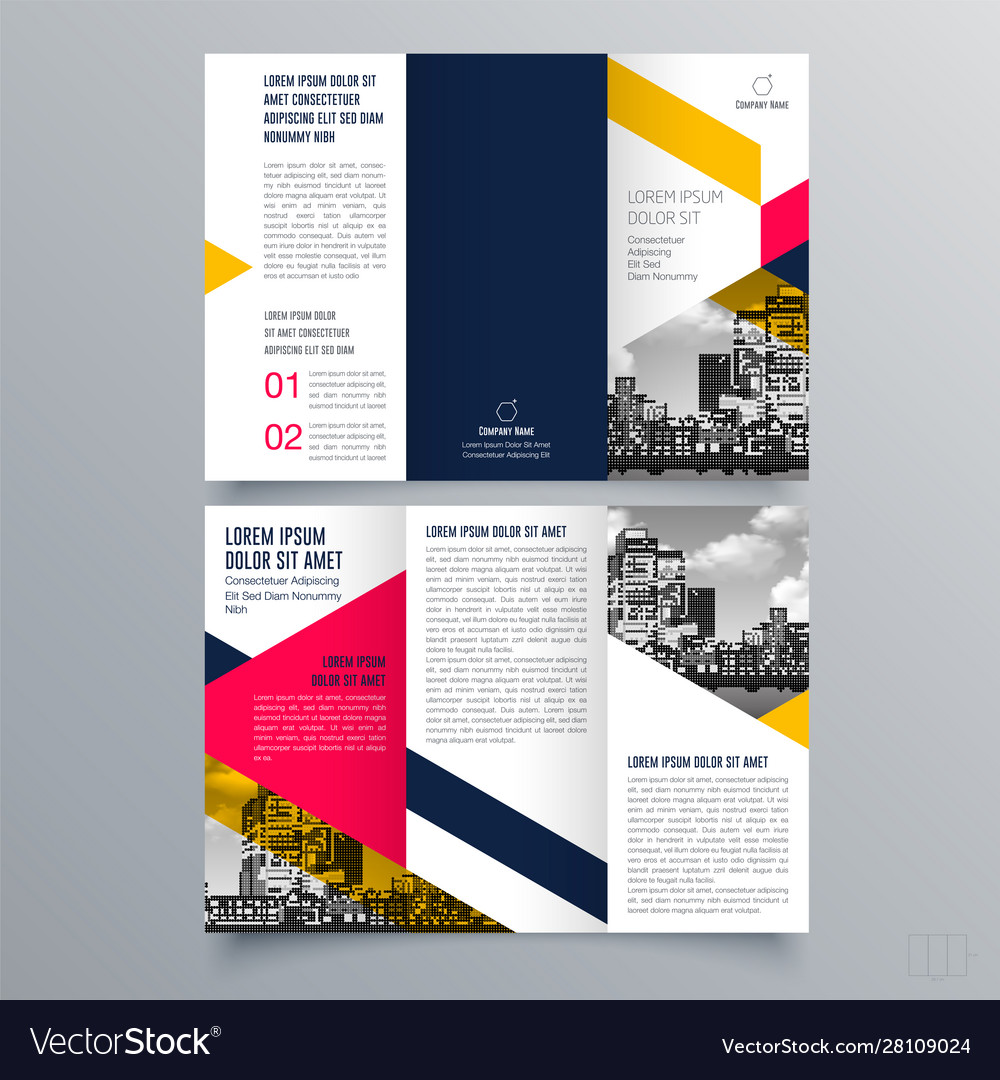 Brochure design 1191 Royalty Free Vector Image