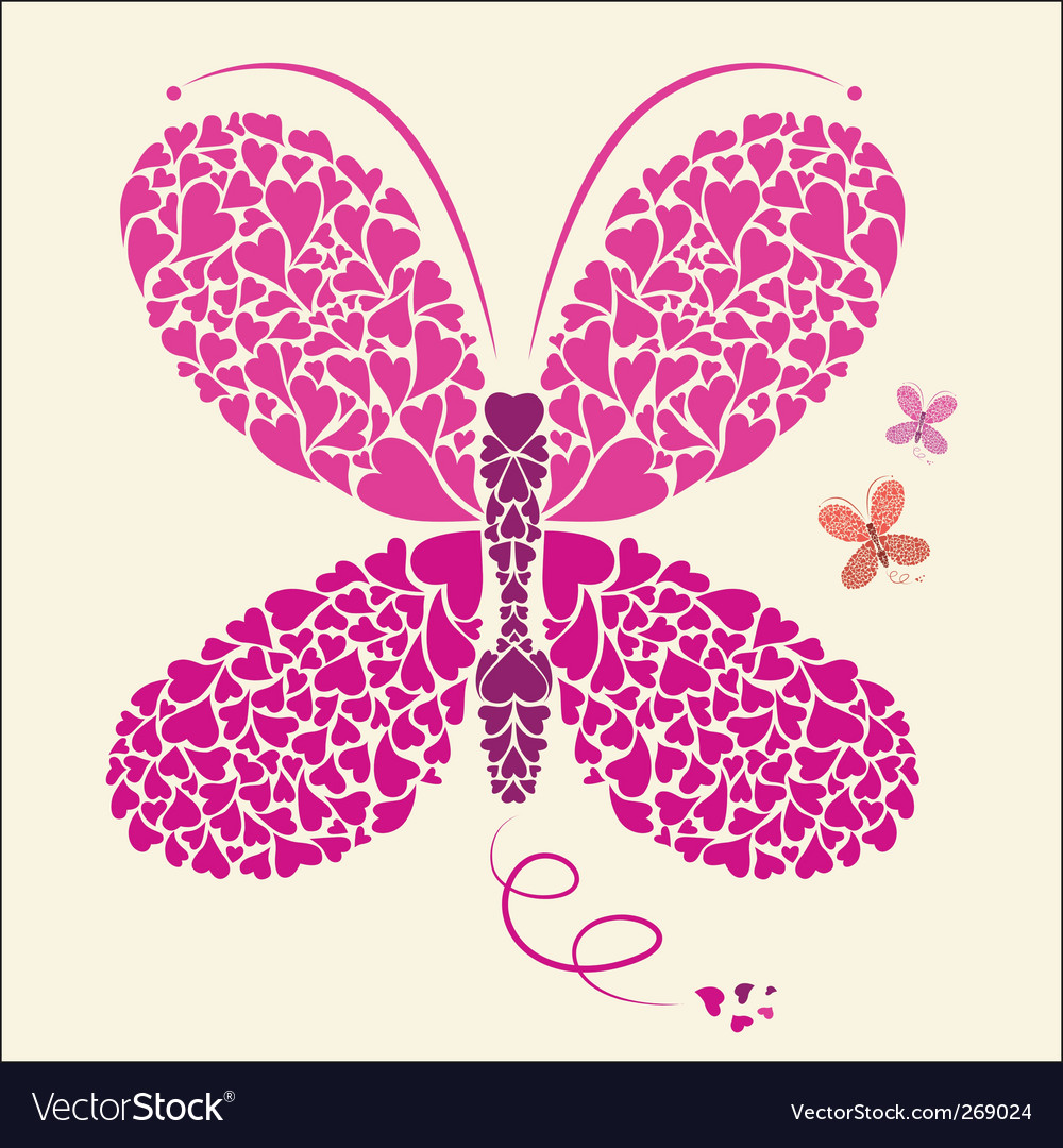 Butterfly Royalty Free Vector Image - VectorStock