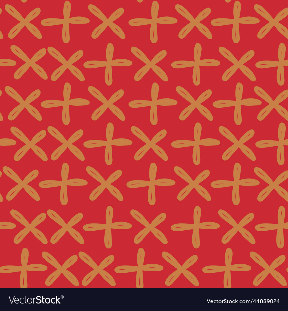 Christmas seamless pattern with abstract