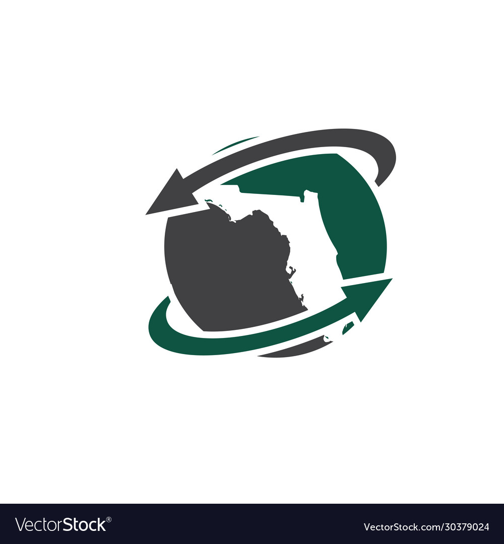 Florida solutions logo designs concept modern
