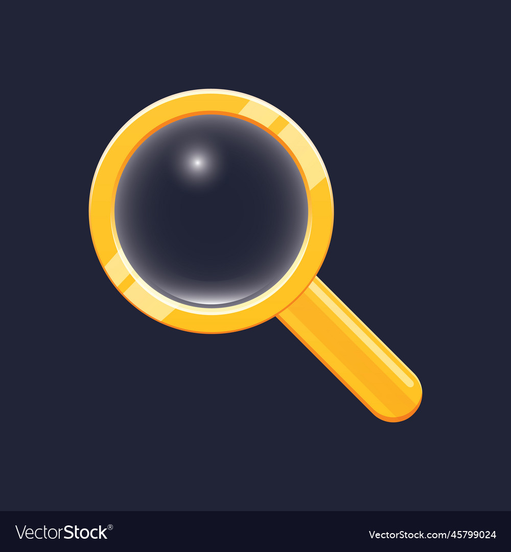 Game ui asset gaming user interface magnifier icon