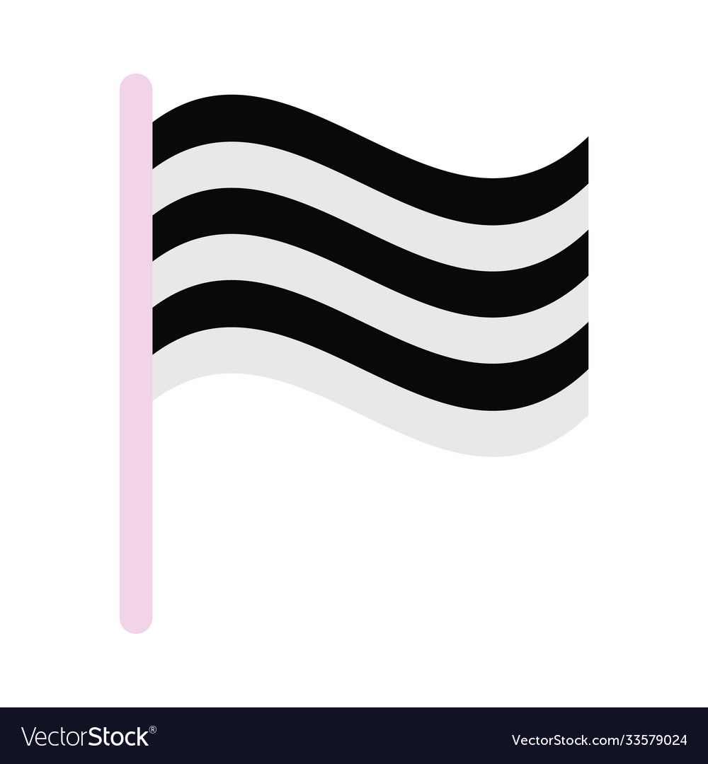 Straight flag sexual orientation multy style