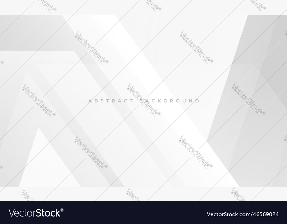 White and soft grey geometric abstract background