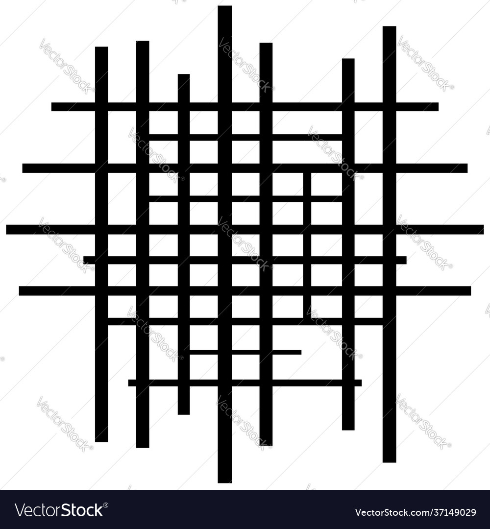 Abstract grid mesh lattice grating geometric vector image Abstract grid mesh lattice grating geometric