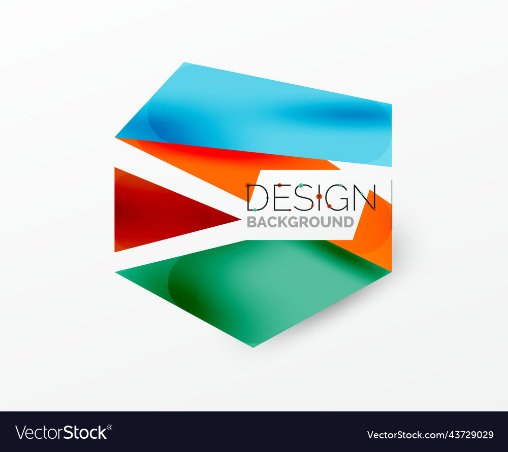 Background color abstract overlapping lines vector image Background color abstract overlapping lines