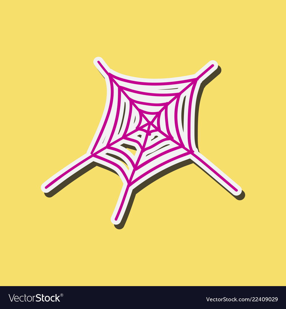 Cobweb icon outline of for web vector image Cobweb icon outline of for web