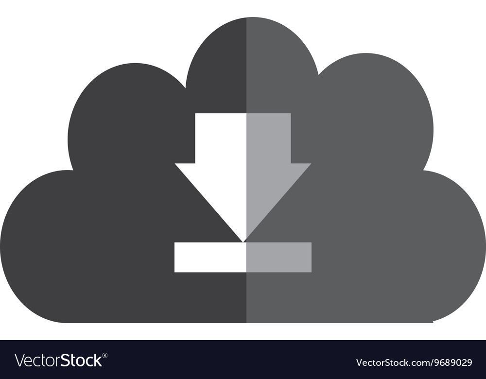 Hosting and cloud computing icon