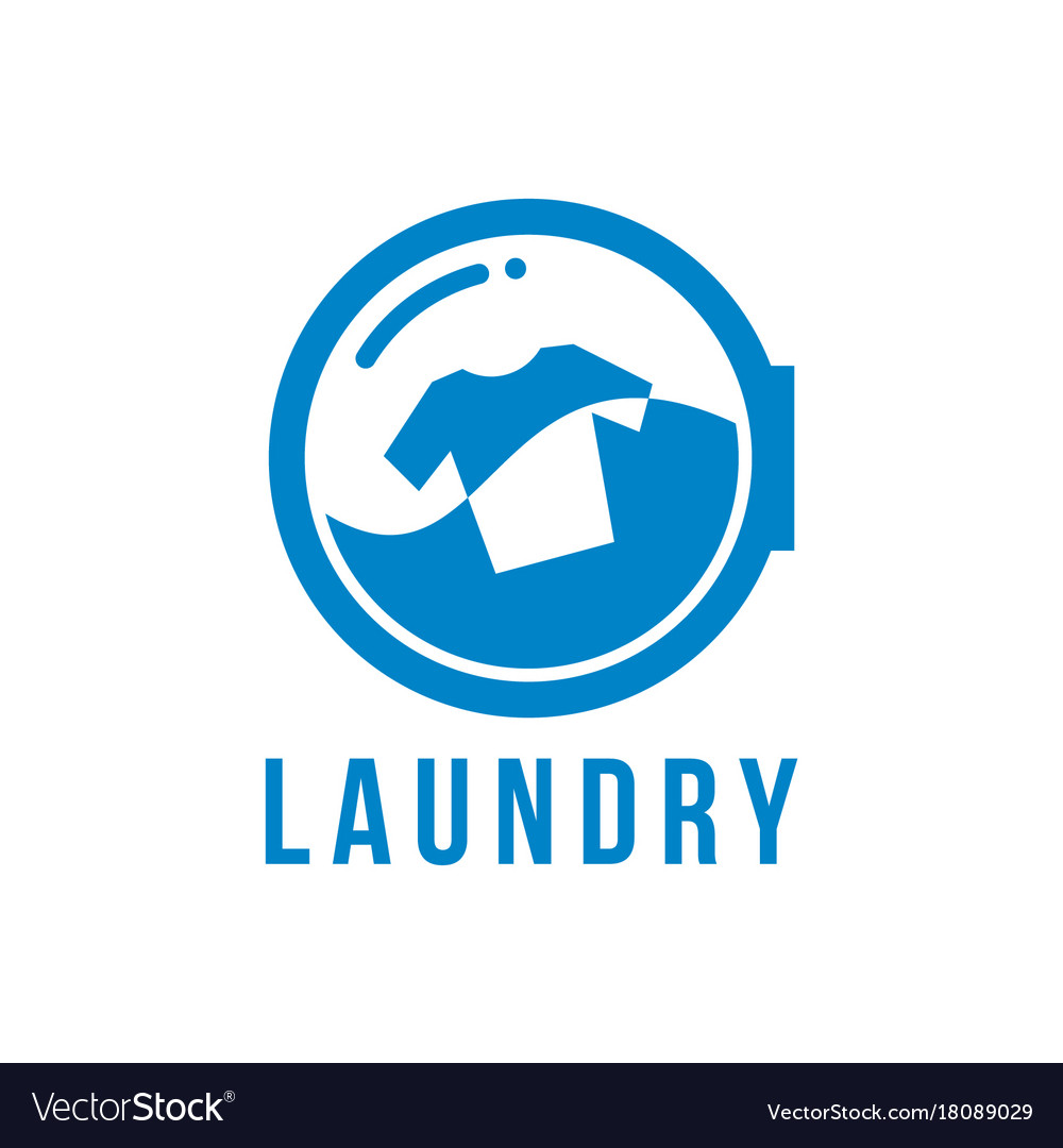 Laundry Logo Royalty Free Vector Image VectorStock