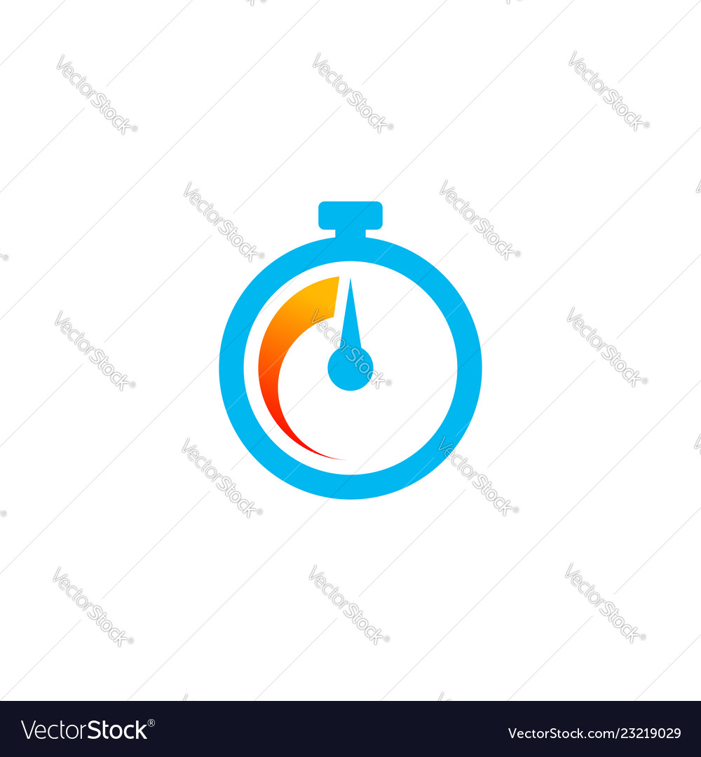 Minimalist Stopwatch Icon - Speed & Time