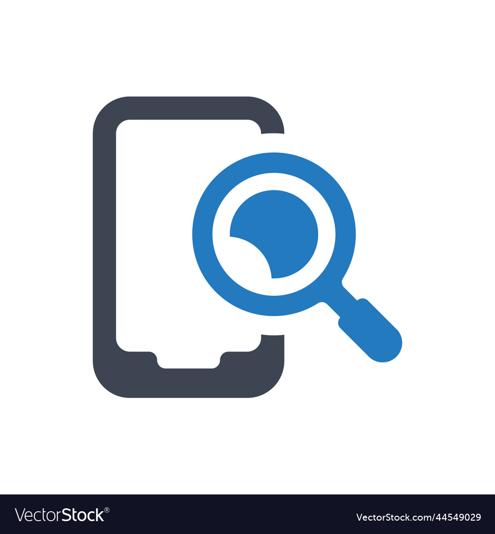 Mobile magnifier icon