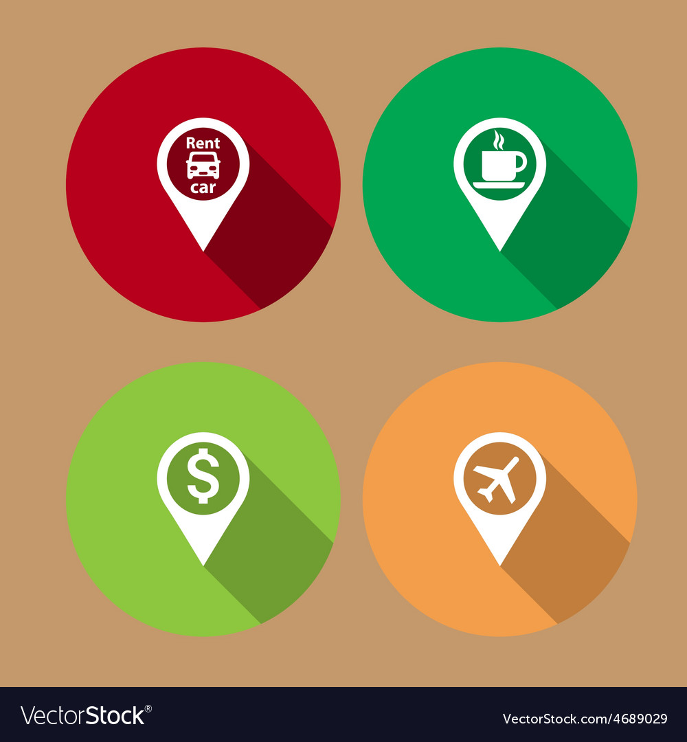 Navigation pointers of map