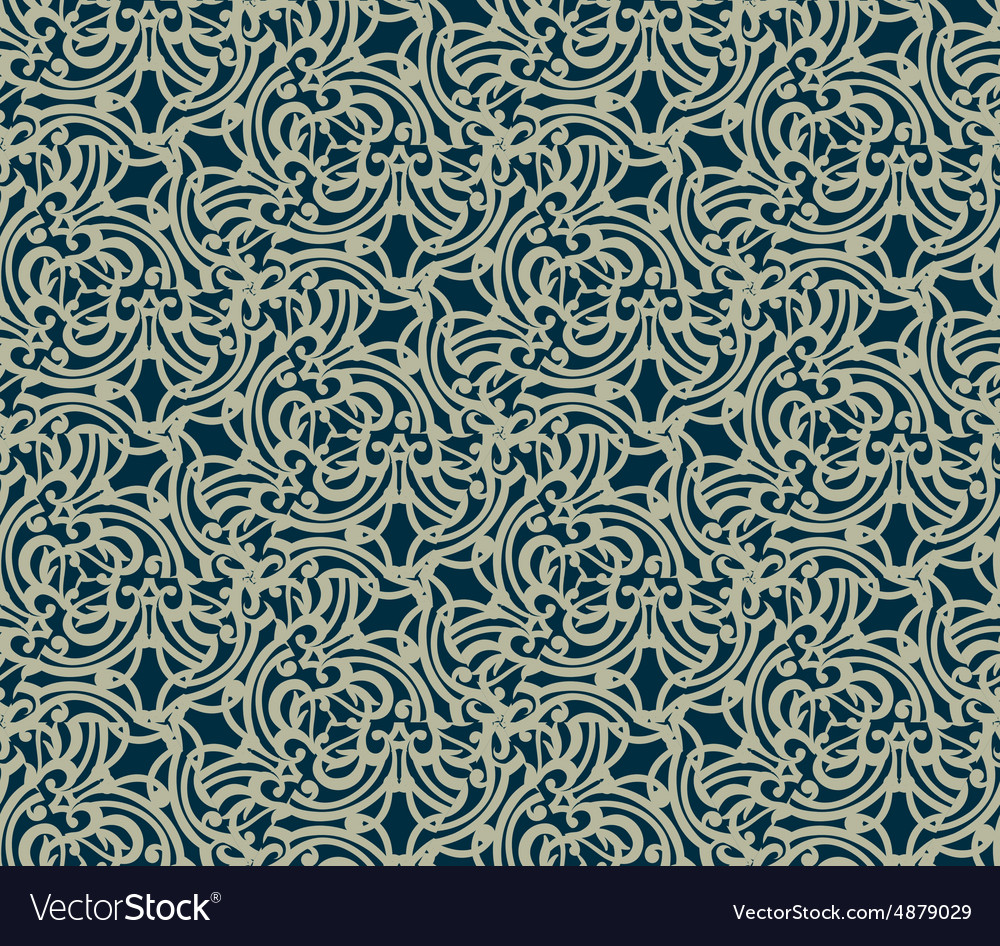 Retro decorative seamless pattern endless