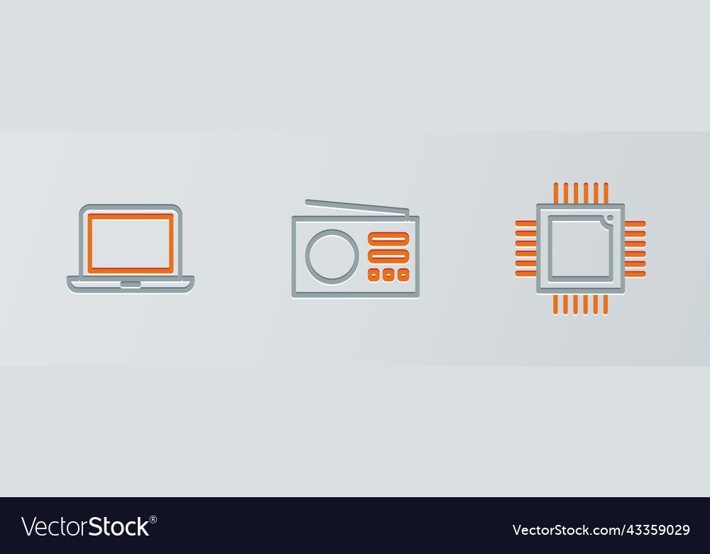 Zeilenprozessor mit Mikroschaltungen cpu Laptop einstellen vector image Zeilenprozessor mit Mikroschaltungen cpu Laptop einstellen