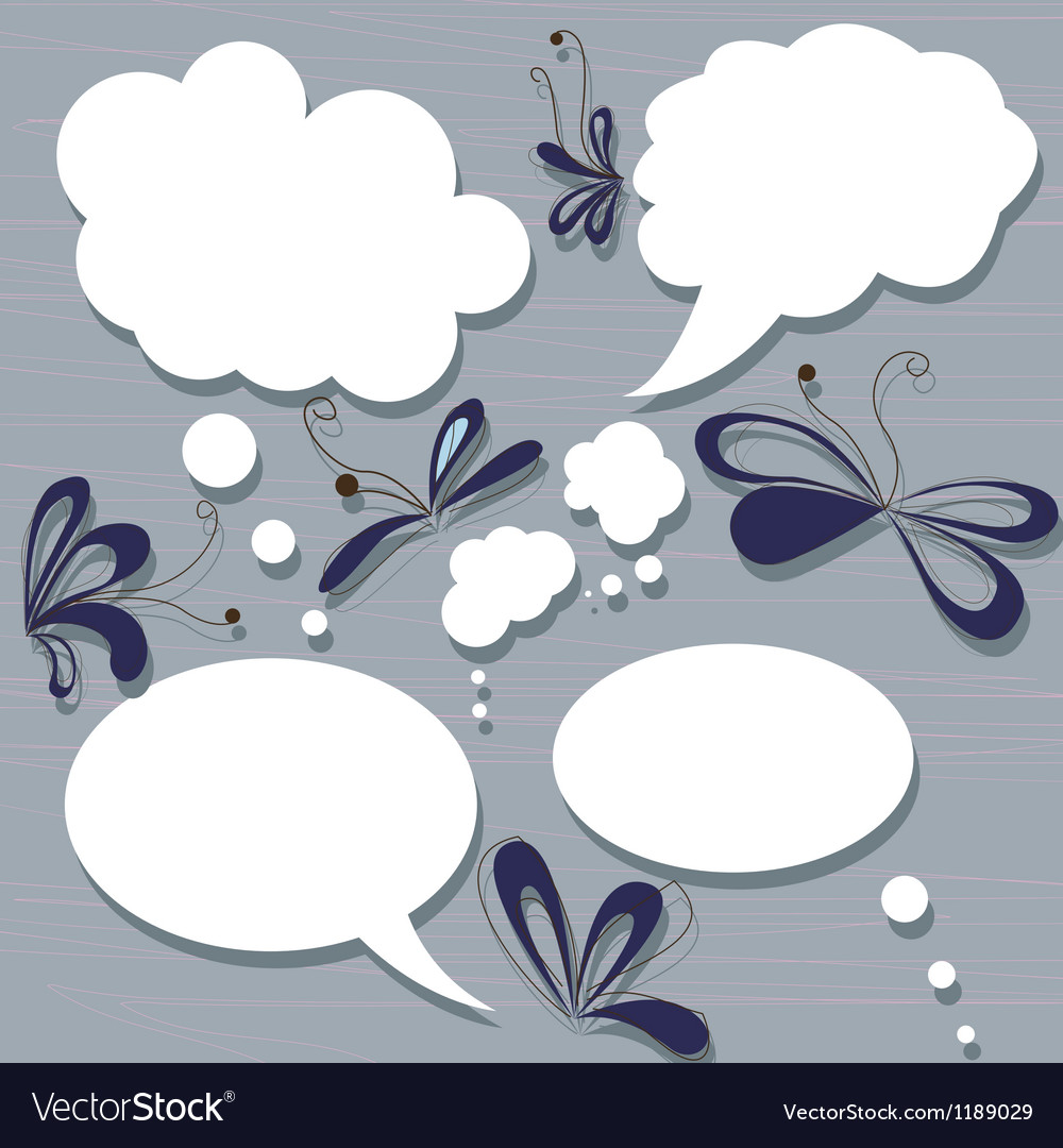 Speech Bubbles - Floral Set