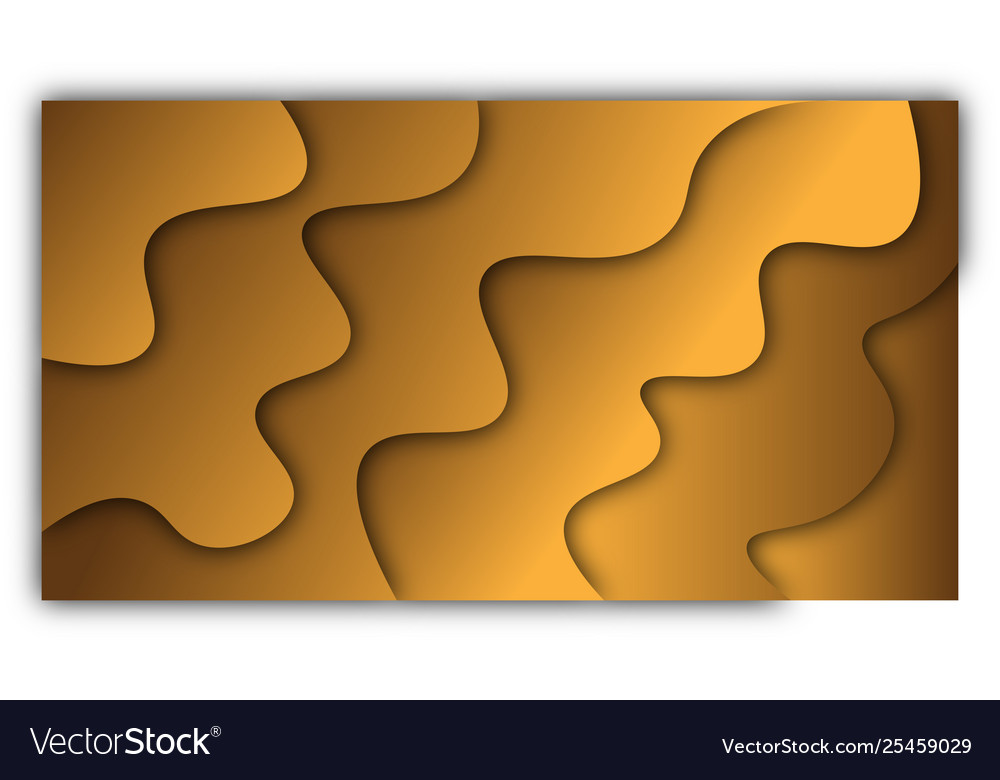 Yellow elements with fluid gradient