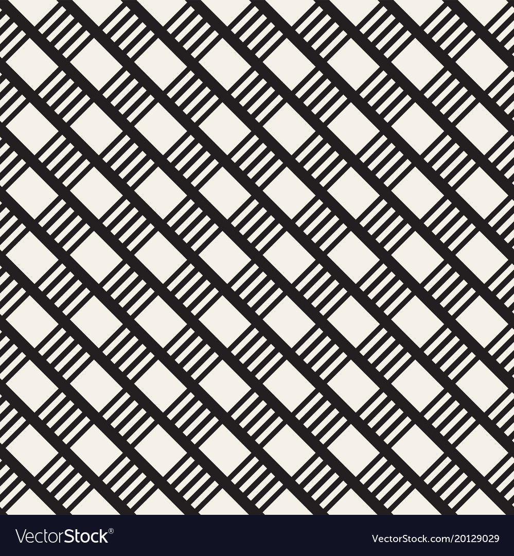 Zigzag Line Pattern - Monochrome