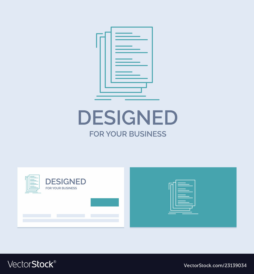 Code coding compile files list business logo line Vector Image Code coding compile files list business logo line