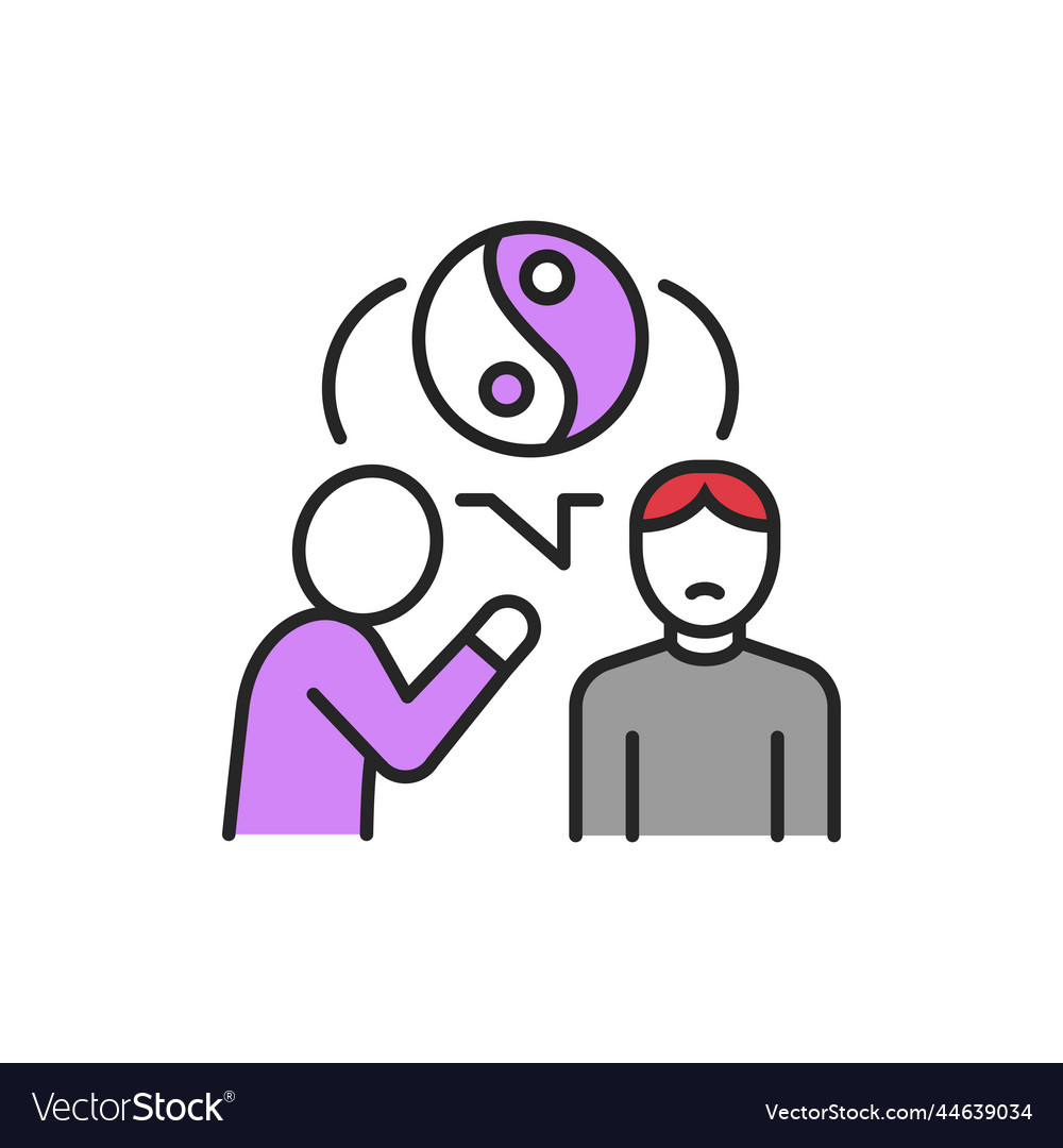 Hatred line color icon sign for web page mobile