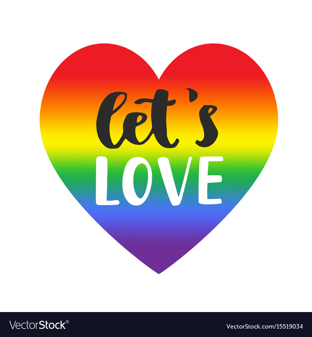 Regenbogen Herz Pride Poster
