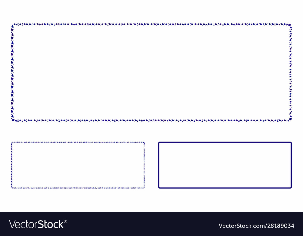 Rounded rectangle frame composition icon vector image Rounded rectangle frame composition icon