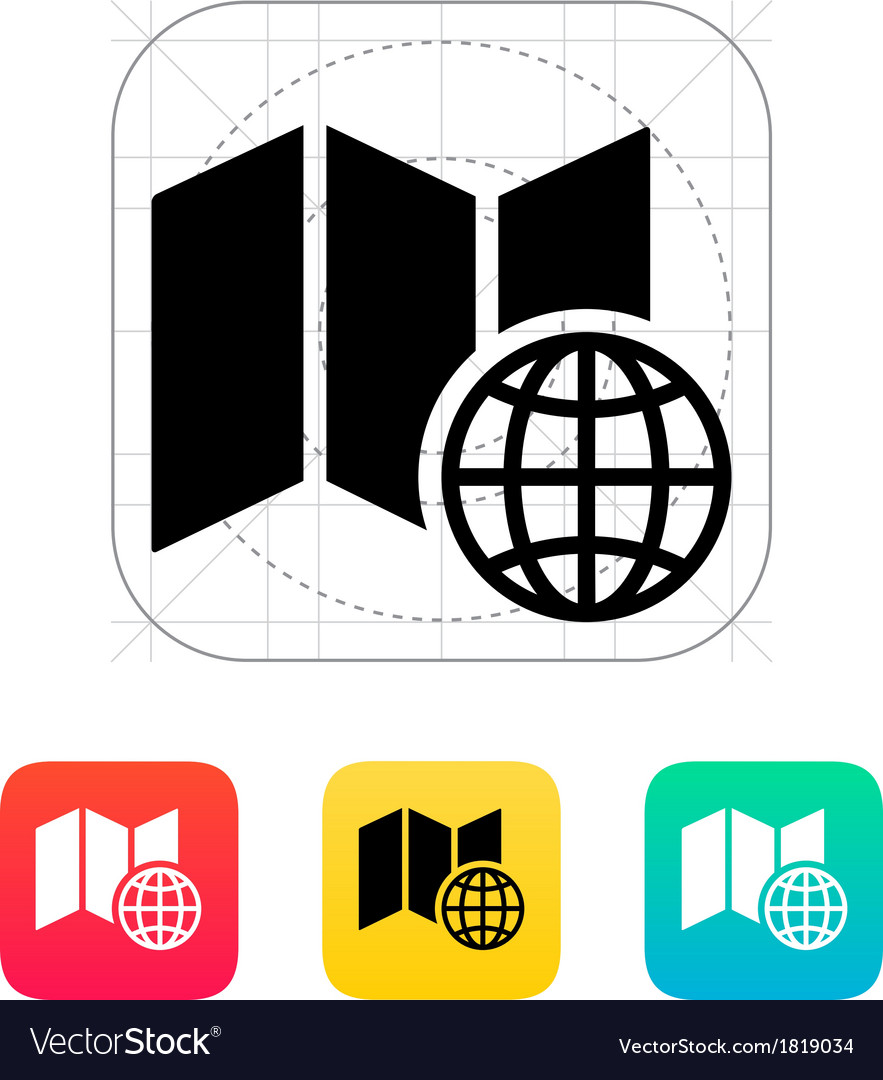 World Map Icon