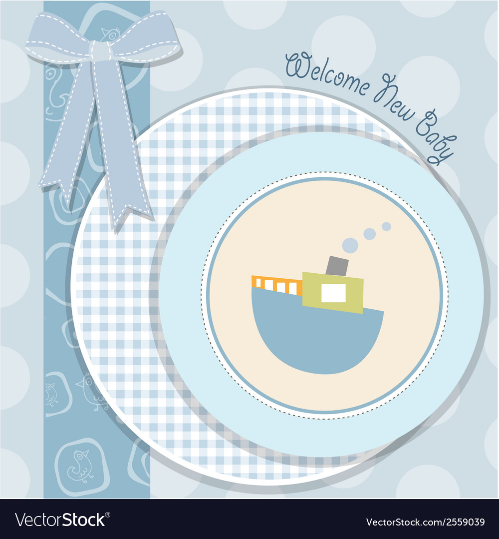 Baby shower invitation Royalty Free Vector Image