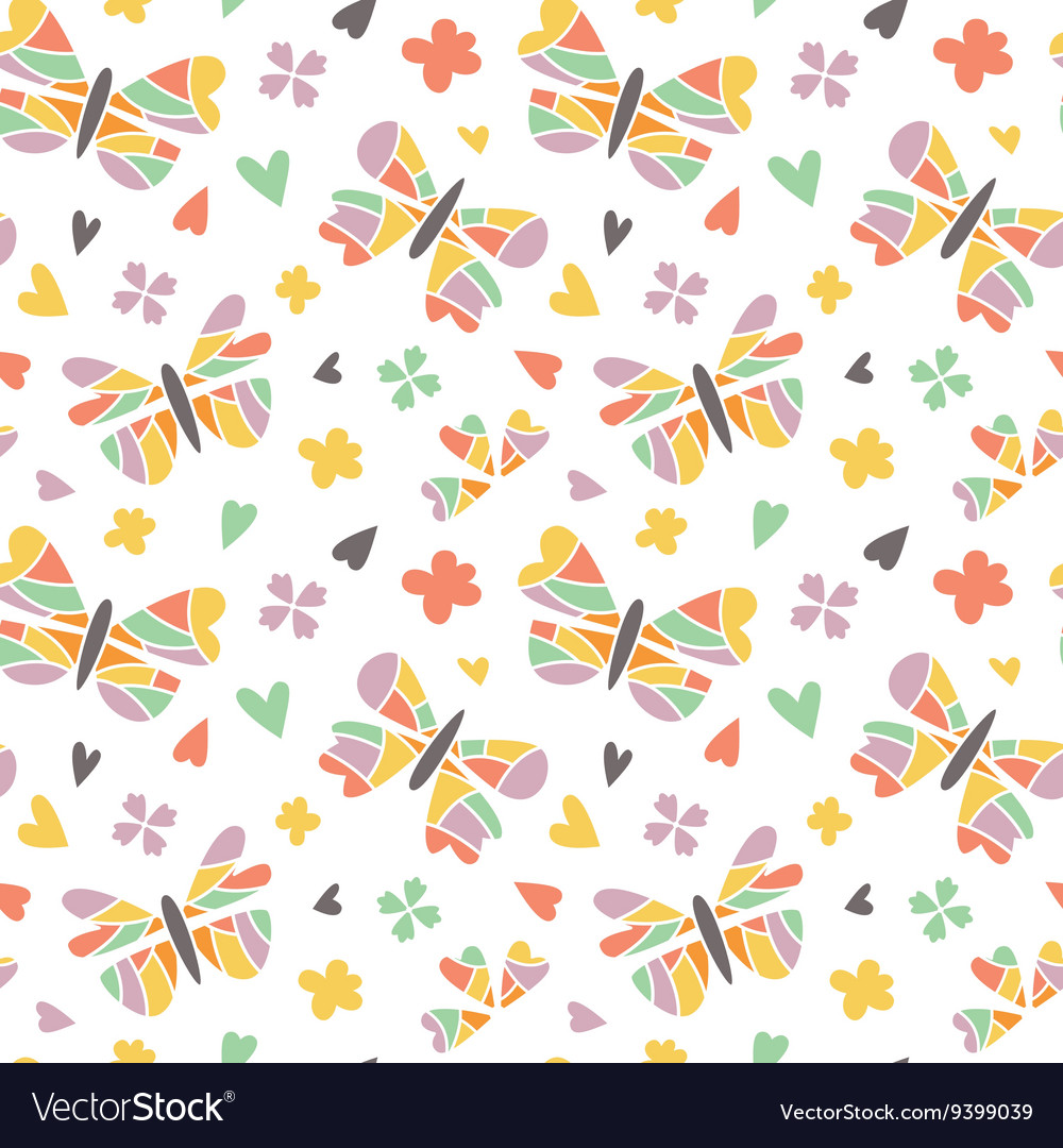 Butterfly seamless patterns