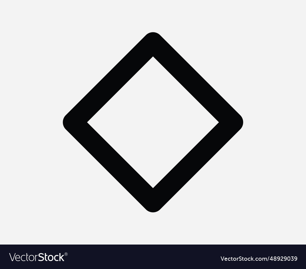Diamond shape icon gem crystal rich royal design vector image Diamond shape icon gem crystal rich royal design