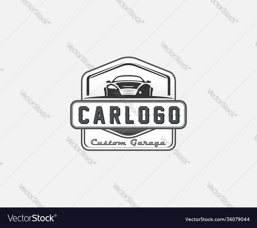 Auto care logo with shield cars design