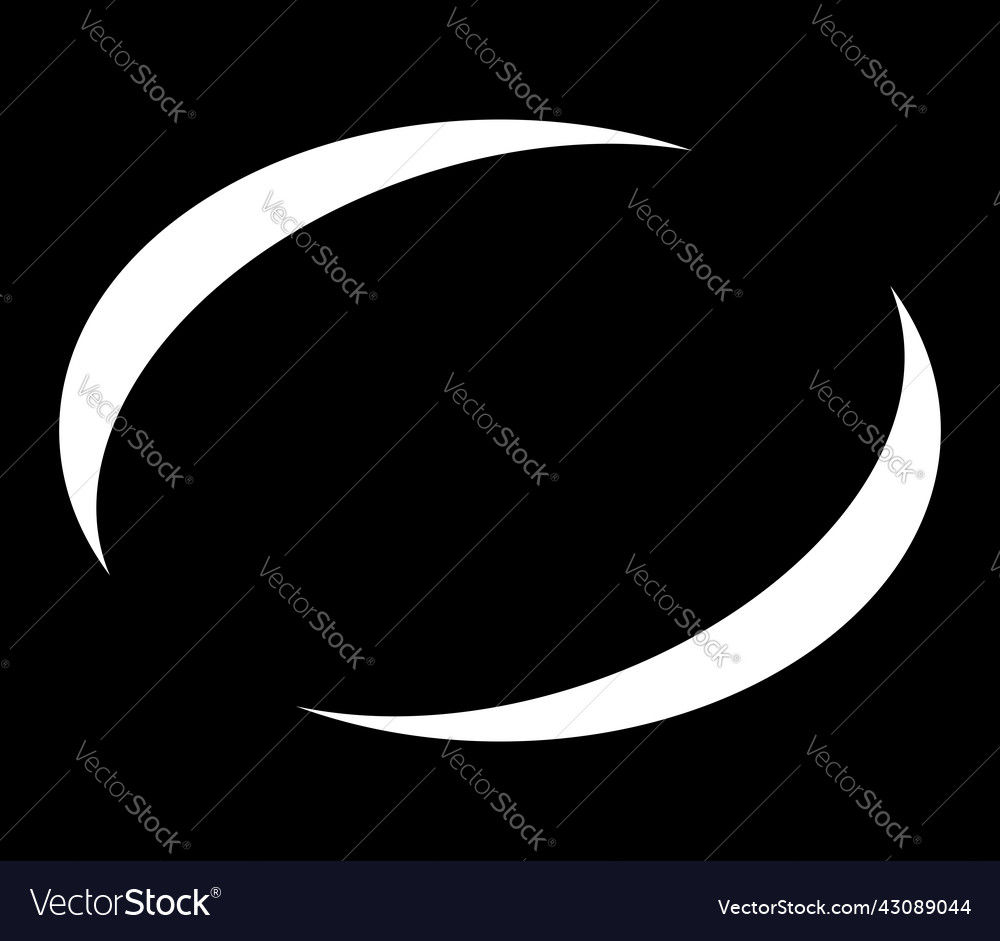 Oval ellipse empty frame border elliptical banner