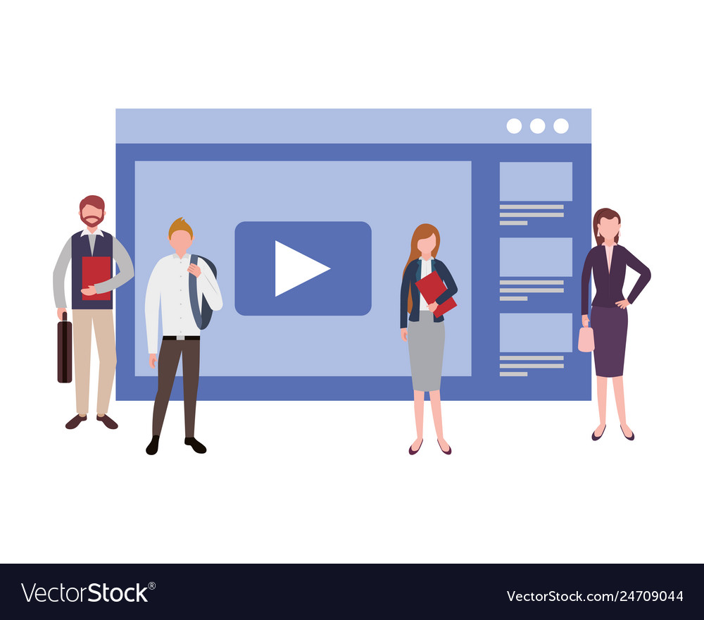 People workplace activity Royalty Free Vector Image