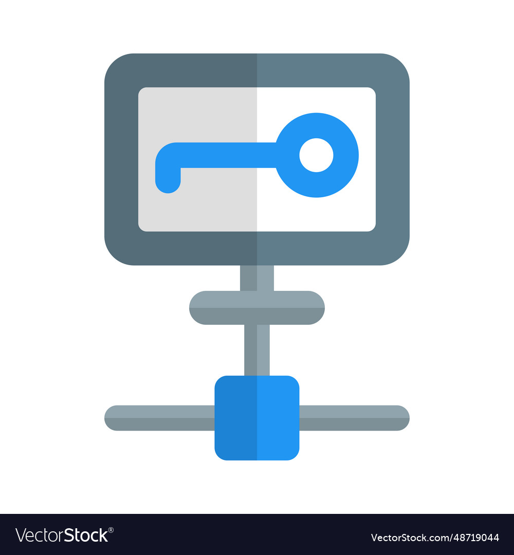 Server network connected to internet is been