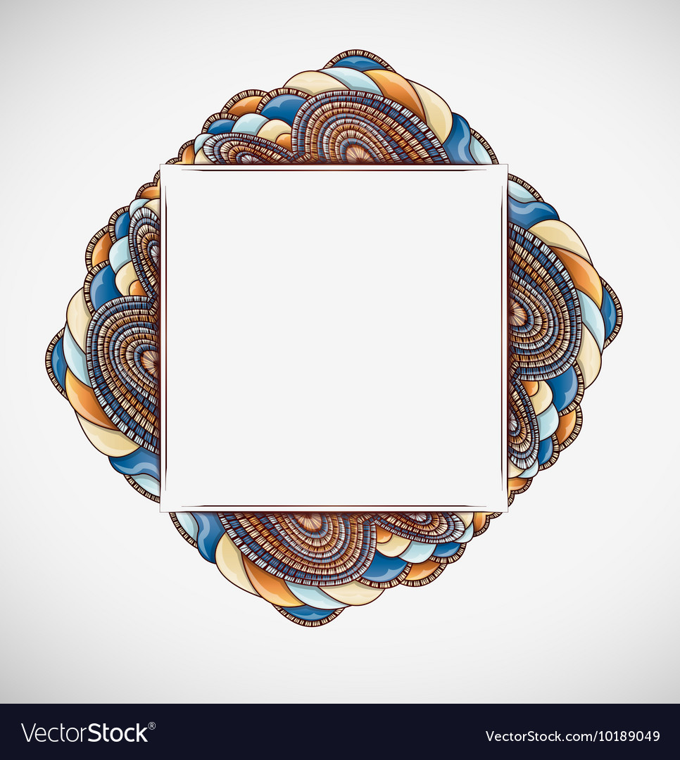 Abstract background with frame